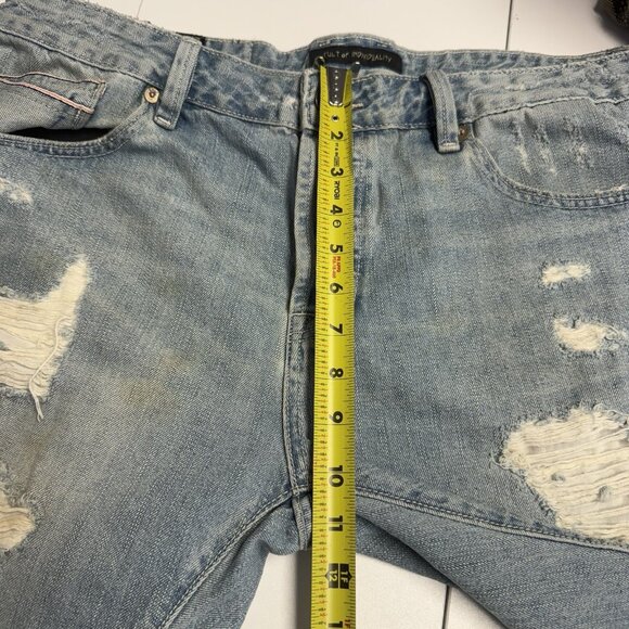 Cult Of Individuality Jeans Shorts Mens 38 Rebel Japanese Denim Selvedge - Picture 15 of 16